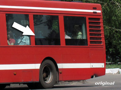 Оригинальный вариант окраски одиночного автобуса Saffle/Volvo