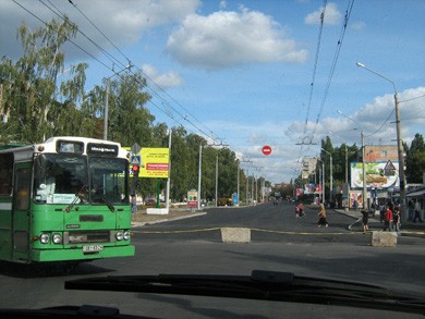 Вулиця Калініна у Полтаві