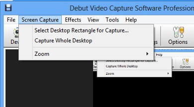 Screen Capture - Select Desktop Rectangle for Capture