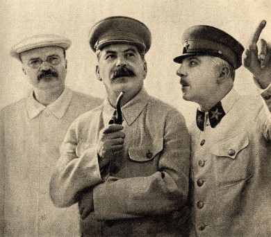 Молотов, Сталін і Ворошилов. 1937 р