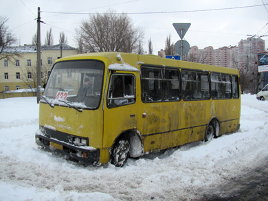 Брошенный автобус