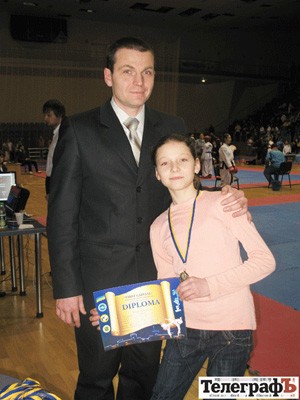 Юрий Вдовицкий с дочерью Кариной Вдовицкой