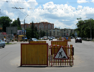 Улица Зеньковская в Полтаве