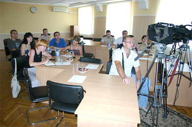 В обласному управлінні МНС пройшло засідання Полтавського прес-клубу