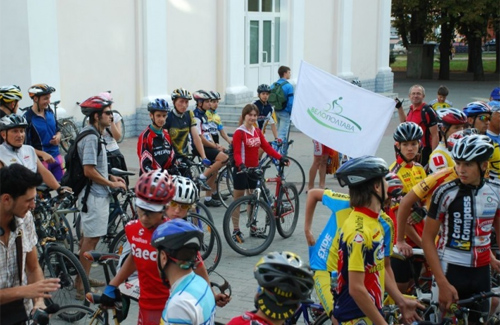 Полтавські велосипедисти приєдналися до всеукраїнської велоестафети