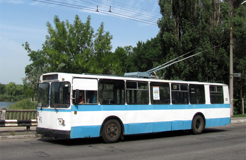 Учбовий тролейбус у Кременчуці
