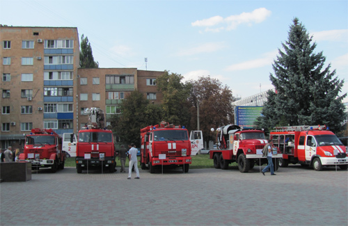 В Полтаве прошла выставка пожарного оборудования