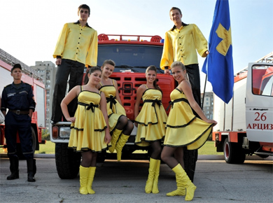 Юні пожежники з Полтави «влучили у десятку»