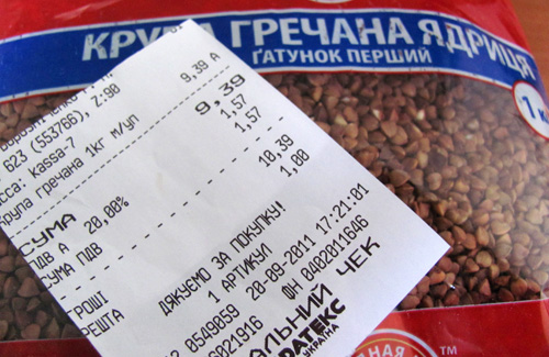 У полтавських супермаркетах гречку продають вдвічі дешевше, ніж на ринку
