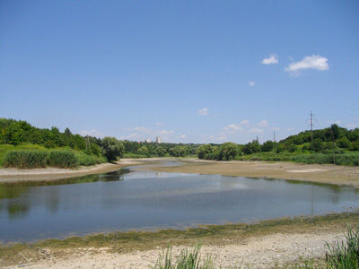 Шилівський ставок після руйнування греблі