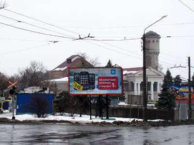 Будівництво приміської автостанції Полтава-4