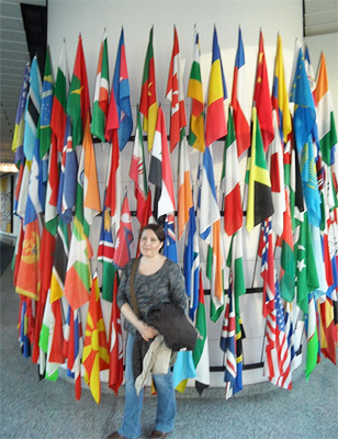 Надія Тімошенко в офісі ОНН в Австрії