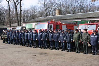 У Полтавській області відбулися спільні навчання по гасінню лісових пожеж