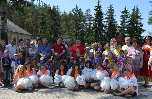 Євро-2012 провели в оздоровчому центрі «Орлятко»