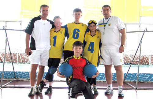 Полтавська команда перемогла у змаганнях з голболу