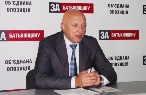 Валерій Головко, керівник виборчого штабу Об’єднаної опозиції ВО «Батьківщина» у Полтавській області