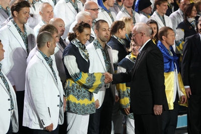 Микола Азаров провів національну збірну на Олімпіаду в Лондоні