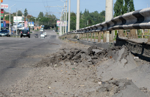 Супрунівський шляхопровід у Полтаві став гірше, ніж до ремонту