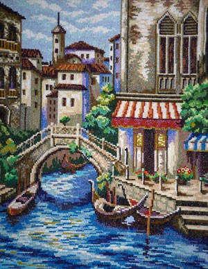 Вышитая картина «Венеция»