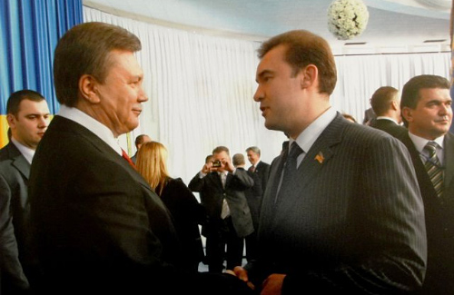 Віктор Янукович та Олексій Лелюк