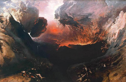 Картина «Судный день» английского художника Джона Мартина, 1853 г.