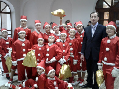 Фонд імені А. Кукоби привітав полтавських дітей з Новим роком