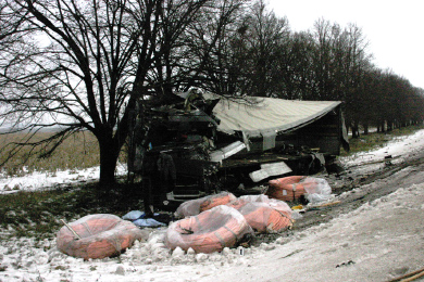 На Полтавщині зіткнулися дві вантажівки: водії померли на місці