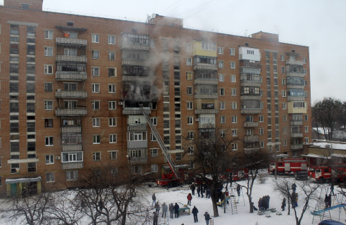 Пожежна на вул Докучаєва, 10 у Полтаві