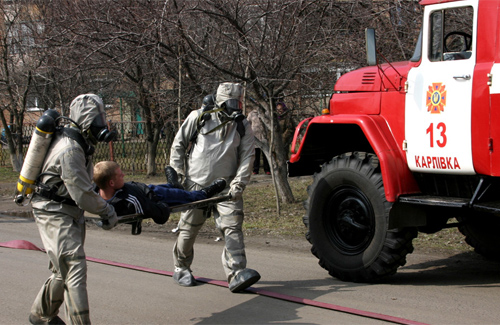 Полтавські рятувальники перевіряють реагування екстрених служб