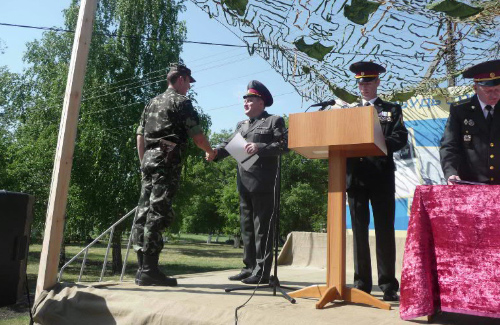 На Полтавщині військова частина військ РХБ відзначила ювілей