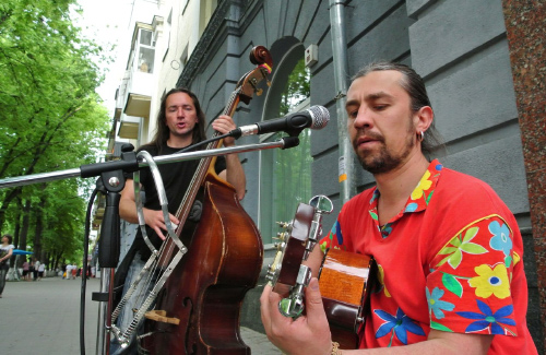 Музиканти з гурту «Течія» в Полтаві