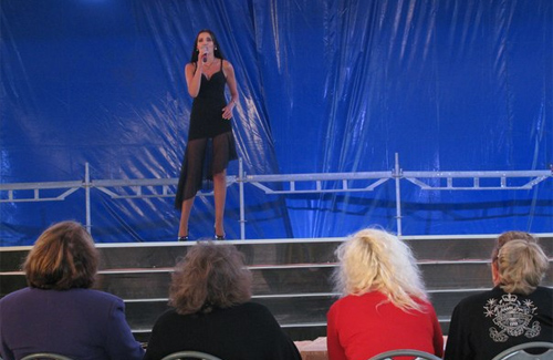 Марьяна Григорян на сцене «Звездного шанса»