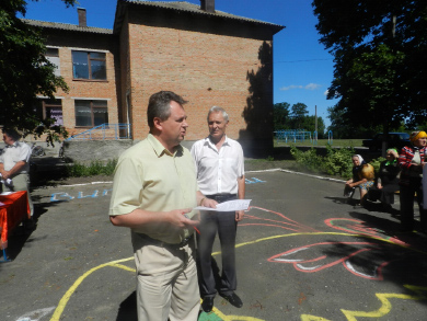 Володимир Марченко на зустрічі з громадою села
