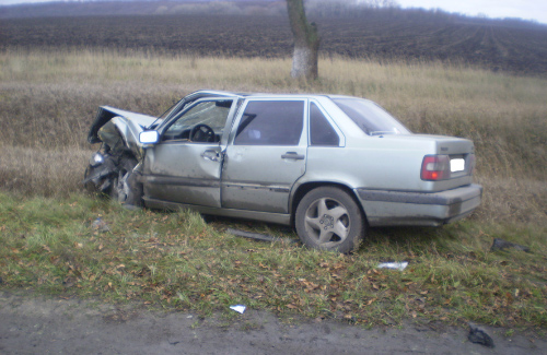 Автомобиль «Volvo» после аварии