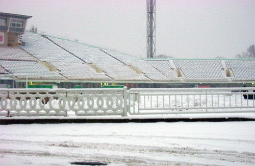 Стадион «Ворскла» перед матчем с «Закарпатьем»