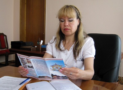 Лариса Оніщук — начальник відділу з питань туризму і курортів ОДА