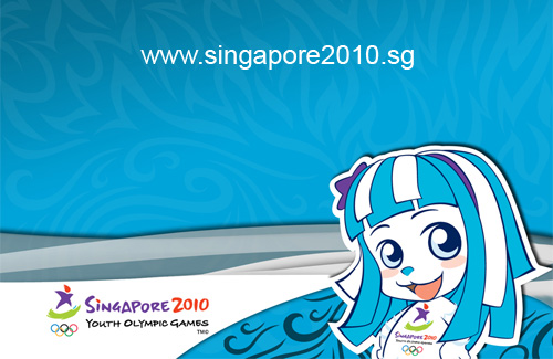 Merly — один из талисманов Первой юношеской Олимпиады в Сингапуре