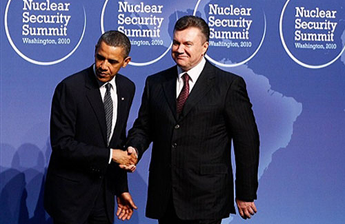 Барак Обама та Віктор Янукович