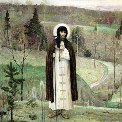 Преподобный Сергий Радонежский (Михаил Нестеров, 1899)