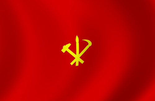 Флаг Трудовой партии Кореи