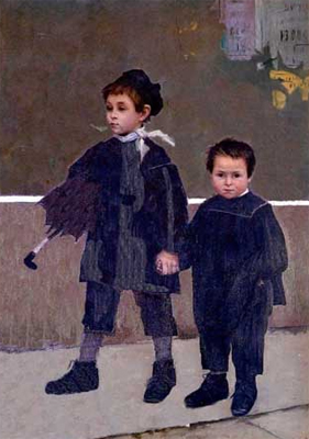 Картина Марії Башкирцевої «Жан і Жак»