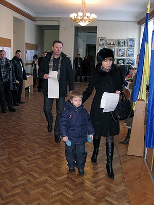 Виктория Матковская голосовала по дополнительному списку избирателей