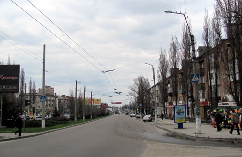 Улица 60 лет Октября в Кременчуге
