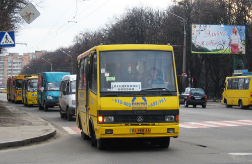 Скільки у Полтаві автобусів і маршрутних таксі