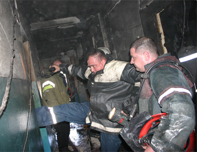 Пожар на Мотеле был виден из центра Полтавы