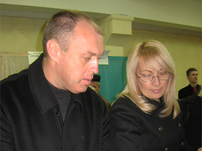 Олександр та Людмила Мамаї на виборах міського голови Полтави