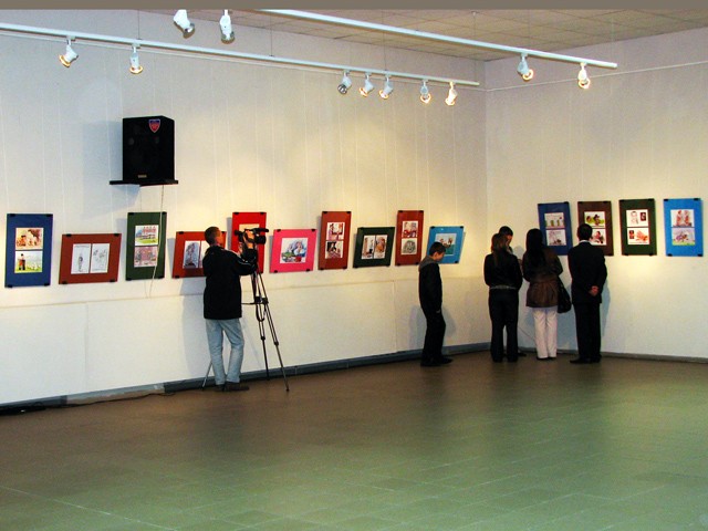Выставка карикатур в Галерее искусств
