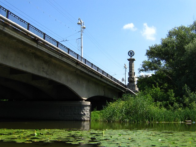 Мост между Левадой и Южным вокзалом Полтавы