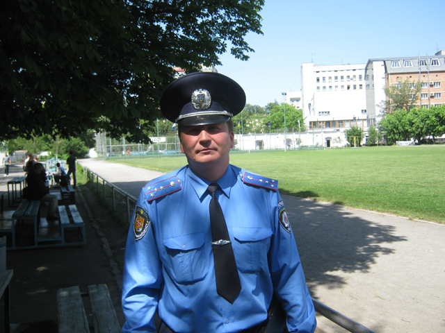 Андрій Мілічіхін, старший інспектор кадрового забезпечення батальйону патрульної служби