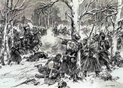 Бой-под-Красным-3-го-ноября-1812г.-Самокиш-Николай-Семенович
